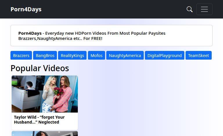 Everything You Need to Know About Porn4Days Streaming Platform